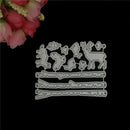 Forest Tree Pole Design Metal Cutting Dies For Scrapbooking Album Card Decor JR