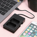 NP-FZ100 Battery Charger USB Dual Charger for Sony Alpha a9 Alpha a7R III