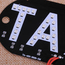 Car 12V 45 LED Cab Taxi Roof Sign Red Light Windshield Windscreen Lamp 1.5M Cord