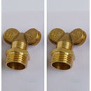 Brass Spray Misting Nozzle Garden Sprinklers Fitting Hose Water Connector,  X7Z3
