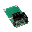 SATA 6G 2-Port Mini PCI Express Hard Drive Extension Card PCI-E To SATA3.0
