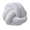 Knot Pillow Plush Throw Pillow Comfortable Sofa Mat for Living Room White