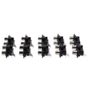 10pcs Solder Type Right Angle Female Jack 2 RCA Socket Connector Board DIY