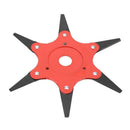 6 Steel Blades Razors 65Mn Lawn Mower Grass Eater Trimmer Head Brush U6J0
