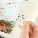 8 x English Color Print Diary Stationery Decoration Seal Notebook Sticke HXG