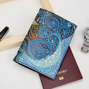 DIY Special Shaped Diamond Painting Leather Passport Protection Cover Gift