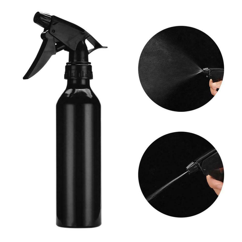 Hairdressing Water Spray Mist Bottle Salon Hair Care Beauty Tools (Black) A