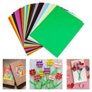 20pcs A4 Coloured Card Craft Sheets For Cardmaking, Paper Crafts & Scrapboo P1W6