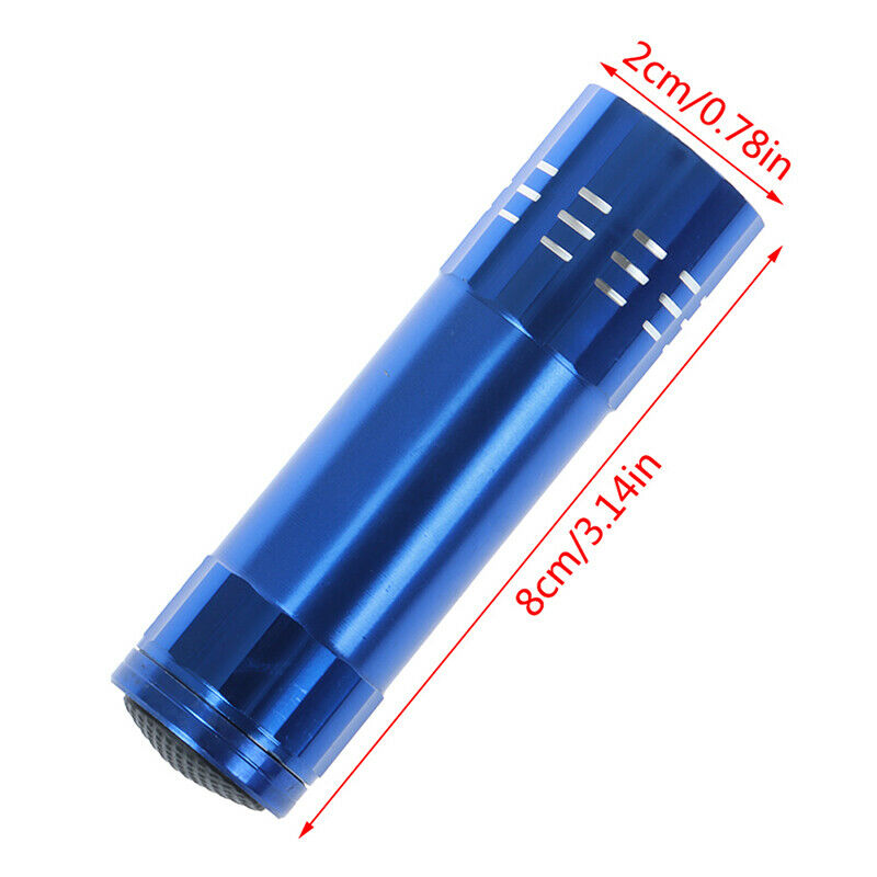 Nail Droger Mini 9 Led Verlichting Zaklamp Uv Lamp Draagbare Nail Gel  LampB Hn