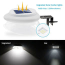 Outdoor Solar Gutter Lights(Upgraded Version)Solar Fence Post Lights Wall M