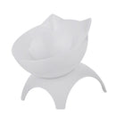 4xPet Slanted Cat Feeding Single Bowl  With Raised Stand Pet Food Water Bowls