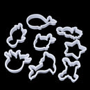 8pcs/set Sea Creatures Cookie Cutter Whale Dolphin Fondant Tool Biscuit Mould Gw
