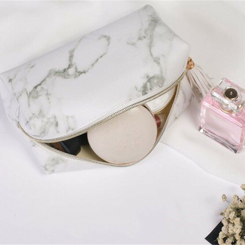 Transparent PVC Cosmetic Bag Set Of 3 Waterproof Toiletries Storage Pouch w J8K9