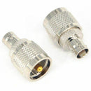 2pcs RF coaxial coax adapter BNC female to UHF male PL-259