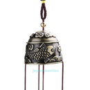 Fish Metal 6 Bells Outdoor Living Wind Chimes Yard Garden Home Windchimes Decor