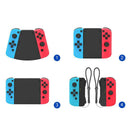 1set 5 in 1 Connector Pack ABS Hand Grip Case for Nintend Switch Controller