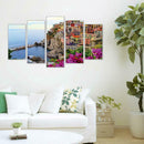 5pcs 5D DIY Full Drill Diamond Painting Seaside Cross Stitch Kit Home Decor
