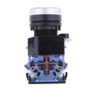 2Pcs 660VAC 10 Amp 1NO 1NC DPST LA38-11 22mm Momentary Push Button Switch