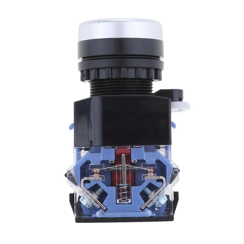 2Pcs 660VAC 10 Amp 1NO 1NC DPST LA38-11 22mm Momentary Push Button Switch