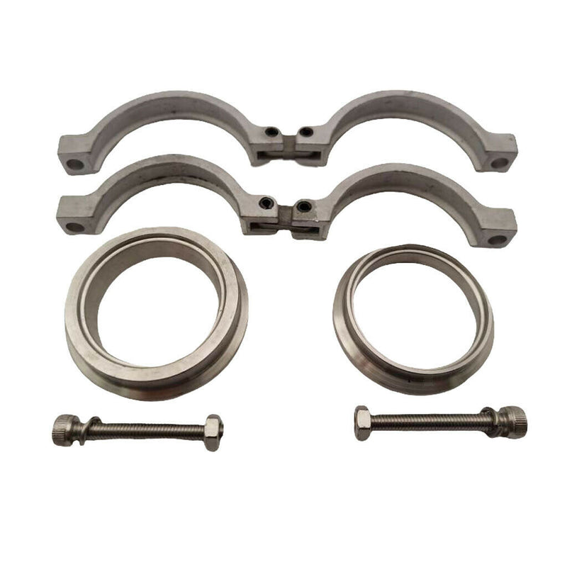 44mm Stainless Steel Flange / V Clamp Set For WASTEGATE Tial V-band Kit