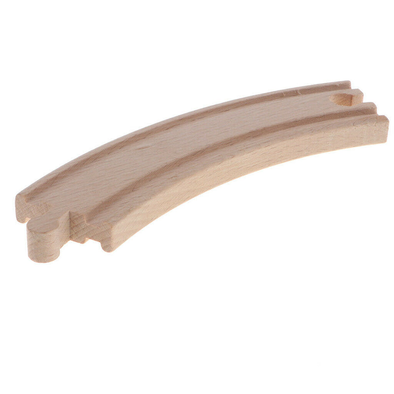 Wooden Trains Railway Set Compatible Accessories - Big Curved Rail