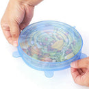 Blue Silicone Stretch Lids Durable & Eco-Friendly Stretch Lids for Fruits &