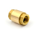 1/2'' NPT Brass Thread In-Line Spring Check Valve Backstop Valve RodCoreThread &