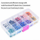 1000 Pieces 1/8 inch Map Push Pins Map Tacks with Plastic Round Heads and S B3S8