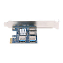 4 Slots PCI-E 1 To 4 PCI Express 16X Slot External Riser Card Adapter