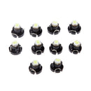 10 x T3 Neo Wedge White Car Instrument Cluster Panel Lamps Gauge LED Bulbs