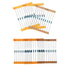 300pcs 30 Values Each Value Metal Film Resistor Pack 1/4W Resistor Assorted FT