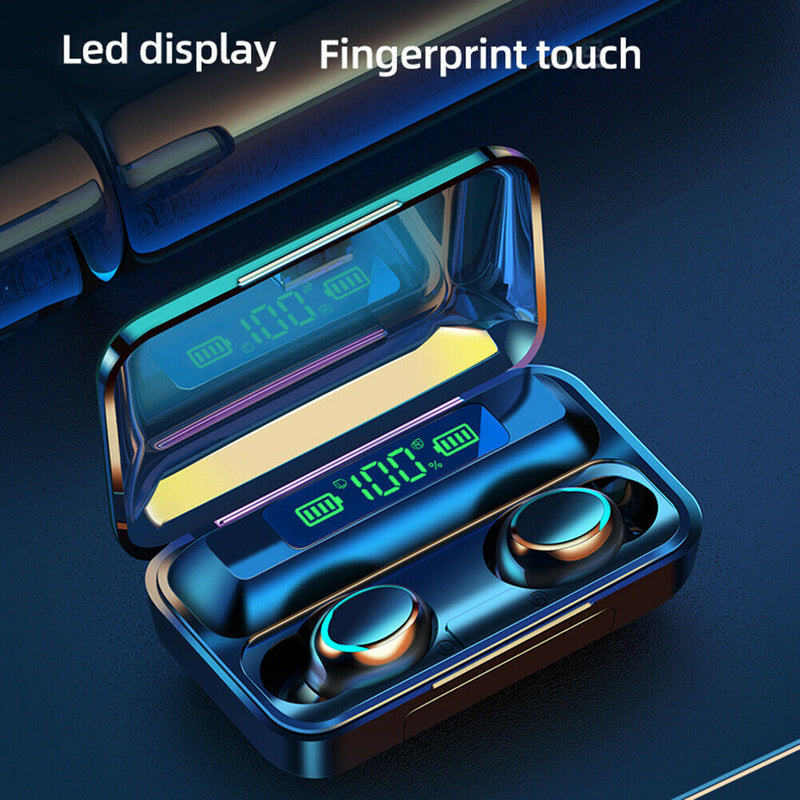 F5-9 Bluetooth 5.0 Wireless Earphones TWS Mini Earbuds with Microphone