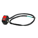 Universal Handlebar Motorcycle Switch ON-OFF Button LED Angel Eye Light Switc 3C