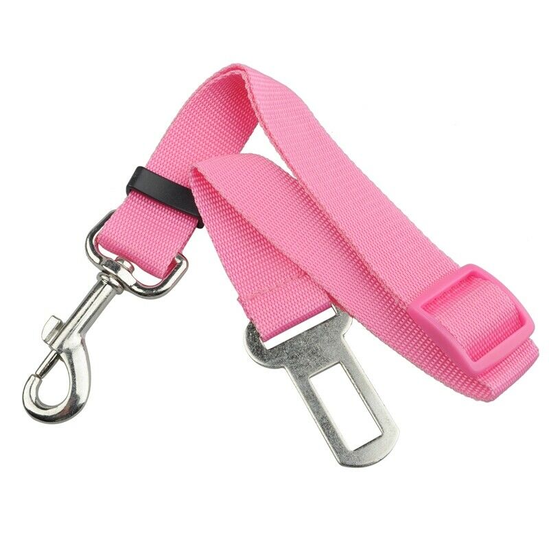 Pink Car Vehicle Auto Seat Safety Belt Seatbelt for Dog Pet F6O8