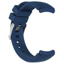 22mm Silicone Watch Strap for HUAMI Amazfit 1/2 Generation(Navy Blue S)