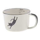 Enamel Drinking Cup Coffee Mug Milk Pitcher Kitchen Measuring Cup 500ml