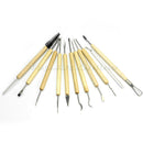 11Pcs Applied Pottery Clay Candle Soap Sculpture Carving Hand Tool Portable