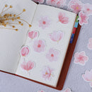 45 x Cherry sakura words bullet journal decorative stickers adhesive stickers FT