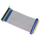 PCI-E Express 16X-16X Slot Riser Card Extender Ribbon Flex Extension Cable