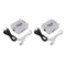 2Pc Rca Cvsb AV To RF Adapter 67.25Mhz 61.25Mhz Video Audio TV Signal