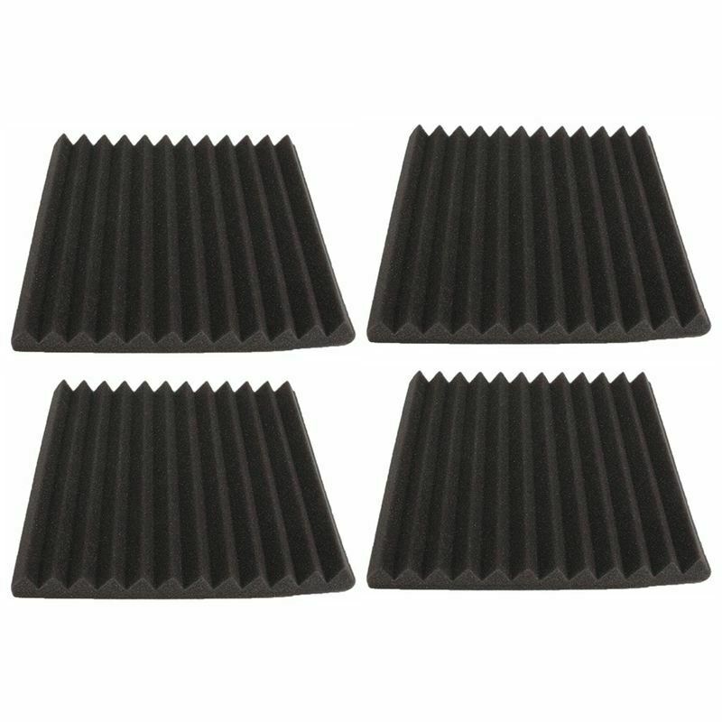 4 Pack- Acoustic Panels foam Engineering sponge Wedges Soundproofing Panels