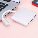USB 3.1 Type C to USB-C 4K HDMI USB 3.0 Hub Adapter Cable for Macbook Pro
