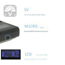 Dual Solts Smart Lcd Battery Charger Short Circuit Protection for 26650 186
