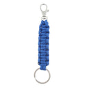 Outdoor Survival Kit Paracord Key Chain Rope Parachute string Lanyard Blue
