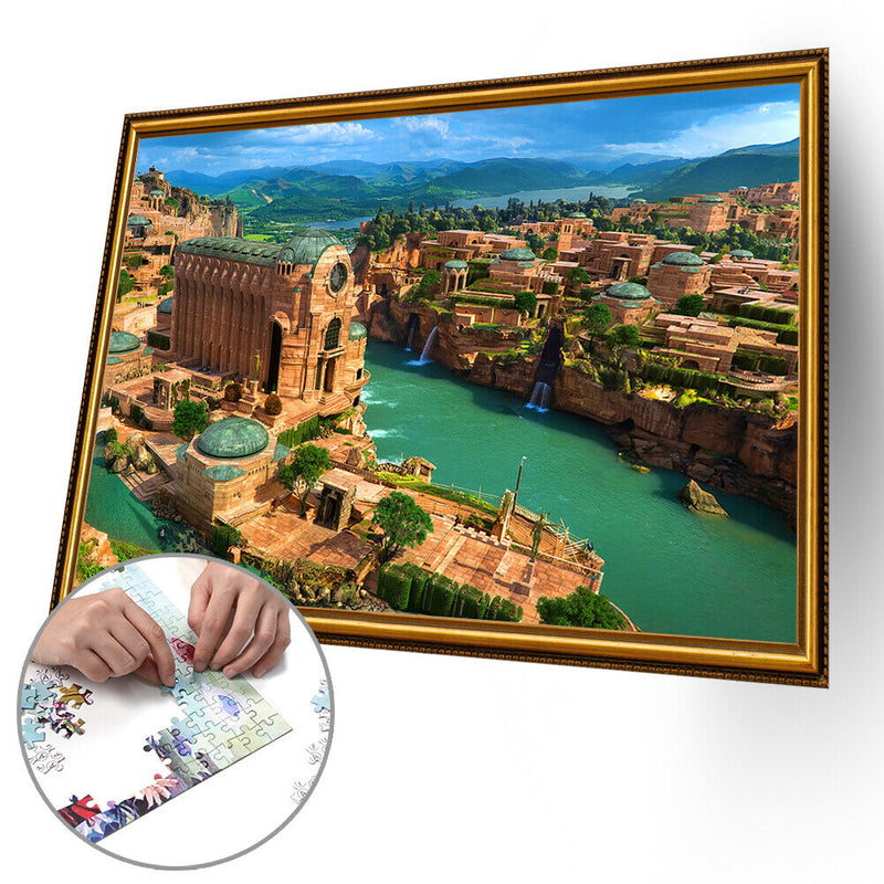 1000pcs DIY Paper Jigsaw Emerald City Puzzle Toys Educational Picture Decor