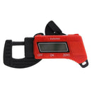 12.7mm/.5" Carbon Fiber Composites Digital Thickness Caliper Micrometer Red