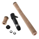 Fishing Rod Composite Cork Reel Wheel Seat Handle DIY Lure Rod Handle Set A