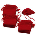 100psc Velvet Drawstring Bags Wedding Favor Pouch Jewelry Trinkets Holder