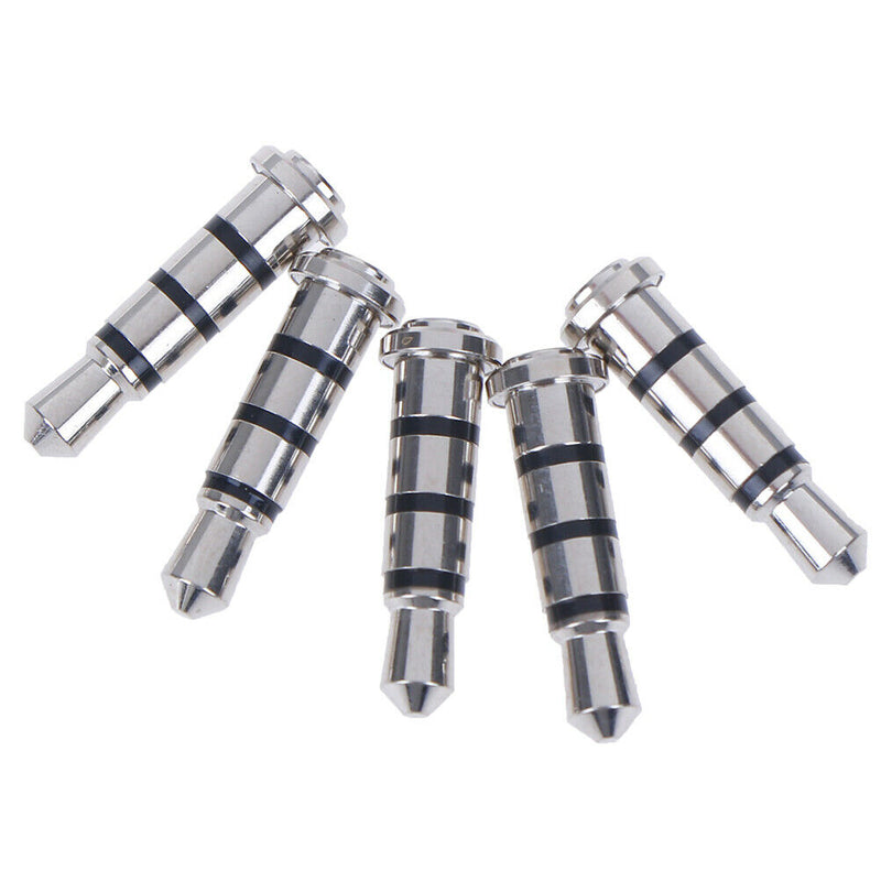 5pcs Universal metal earphone jack smart key shortcuts phone dust plugOZ