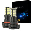 2Pcs 5202 LED Fog Light Bulbs DRL 3200 Lumens Super Bright 84-SMD 12V 24V H